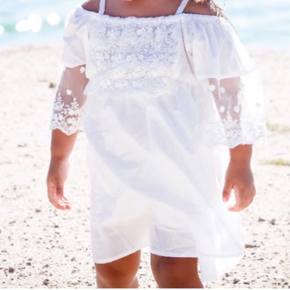 Other - Boho white lace dress 3T